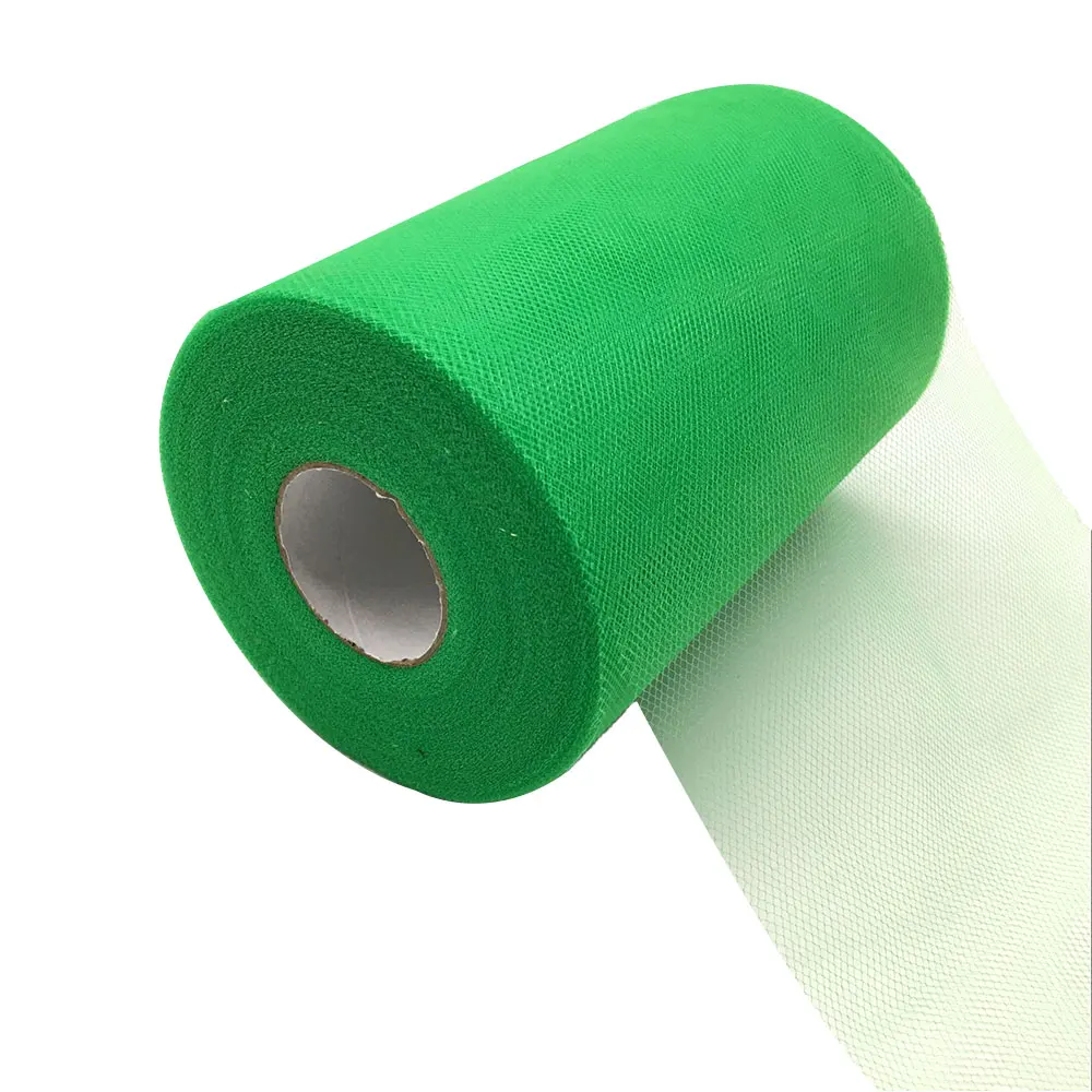 C34 Grass Green TULLMALL темно синие тюль ролл 15 см 100 ярдов рулон ткани Baby Shower пачка подарок для вечерние обёрточная Бумага свадьба день рождения украшения - Цвет: C34 Grass Green