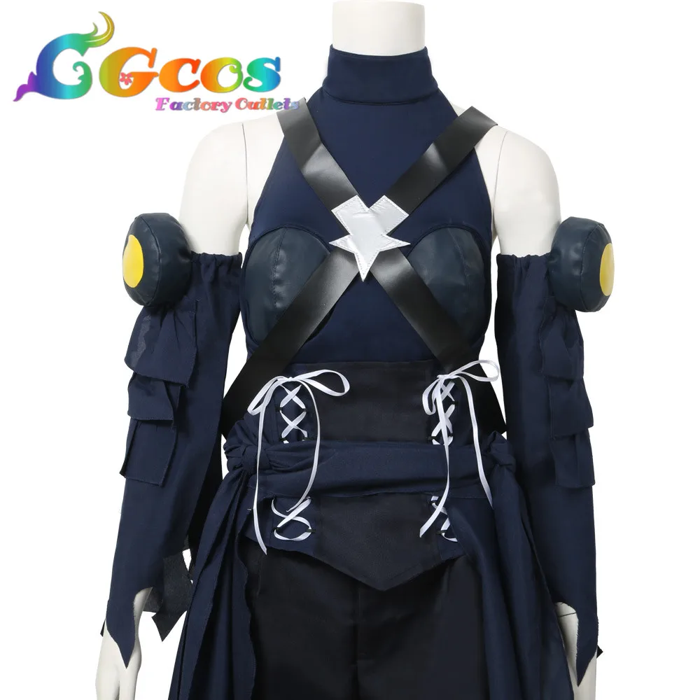 CGCOS Бесплатная доставка косплэй Костюм KINGDOM HEARTS III Aqua платья для женщин Одежда