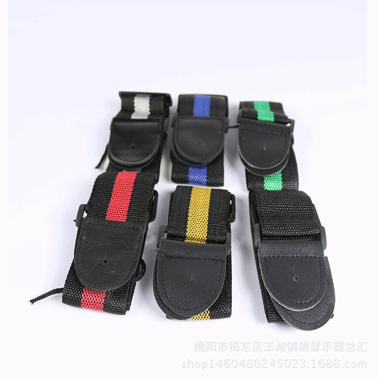 Классические полосатые хлопковые ремни для укулеле аксессуары прочный ремень