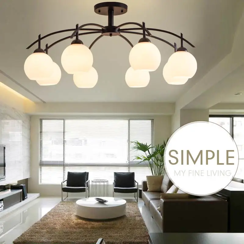 Светодиодные Современные Люстры с утопленным креплением цены для гостиной
