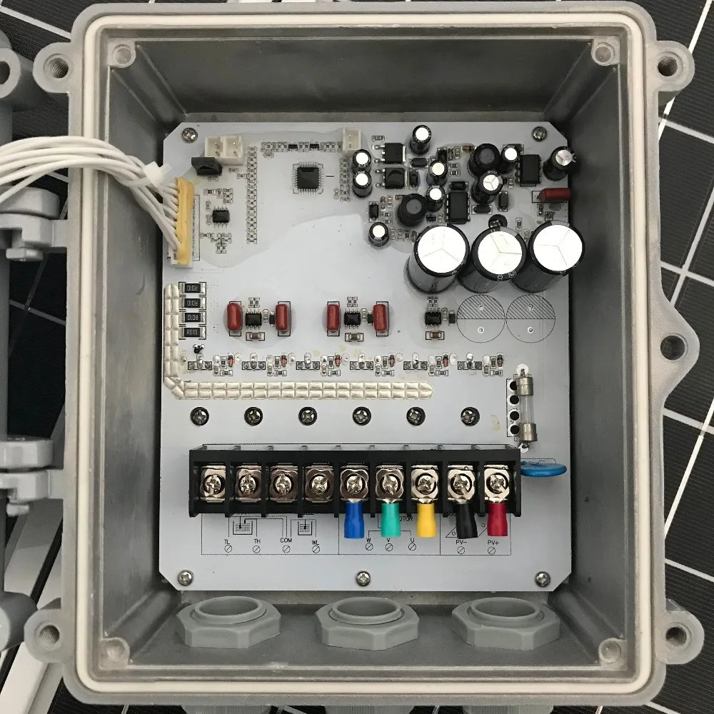 Фото 36V 400W 80M подъемный Солнечный погружной водяной насос с MPPT контроллером 3 года гарантии 3SSH1.6/80-D36/400 №3