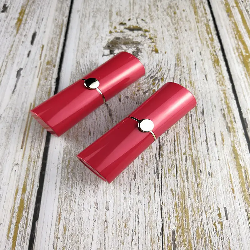 

DIY Plastic Lipstick Tube, 12.1mm Empty Black Lip Balm Bottle, black red Lip Rouge Sub Container F071