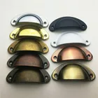 100 шт.лот ретро металлические ручки для кухонных ящиков, дверей, шкафов и мебели, ручные ручки, античные латунные ручки для шкафа