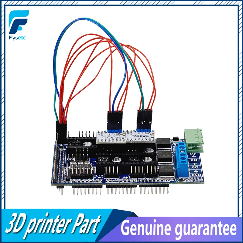 Ramps 1 5 основа на 4 панель управления 3D принтером материнская плата Mendel + 2 шт. TMC2130 V1.1