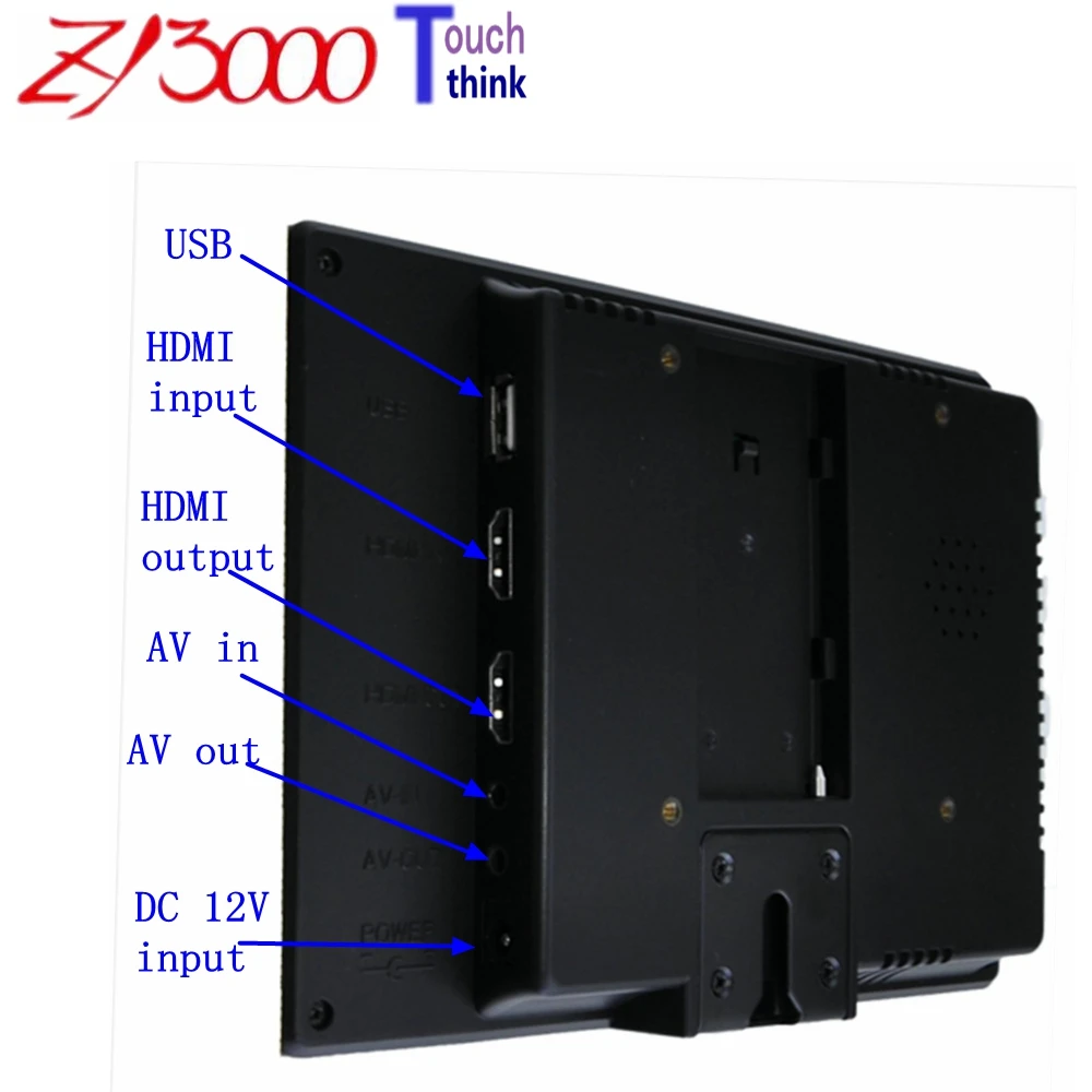 Новый запас 7 &quotIPS HD монитор USB HDMI AV вход/выход 1280*800 для DSLR камеры BMPCC с