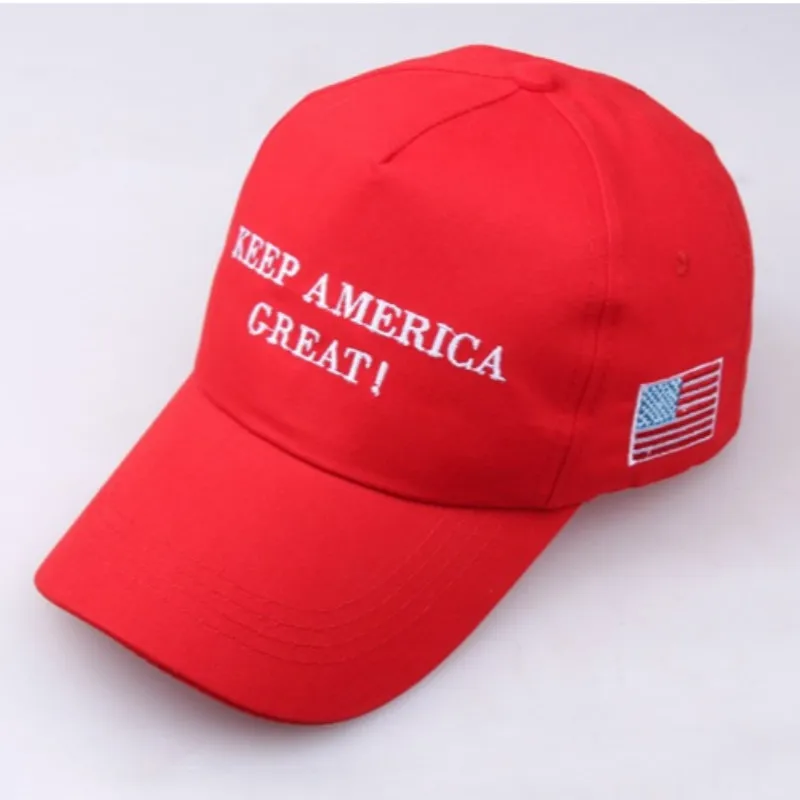 Красная вышитая шляпа KEEP AMERICA GREAT Dad для женщин и мужчин регулируемая Хлопковая