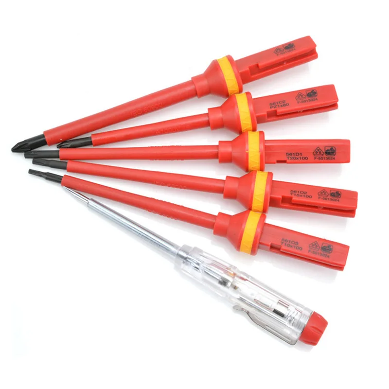 

Newly 13Pcs/set Electricians Insulated Electrical Hand Screwdriver Kit for 1000V Power XSD88