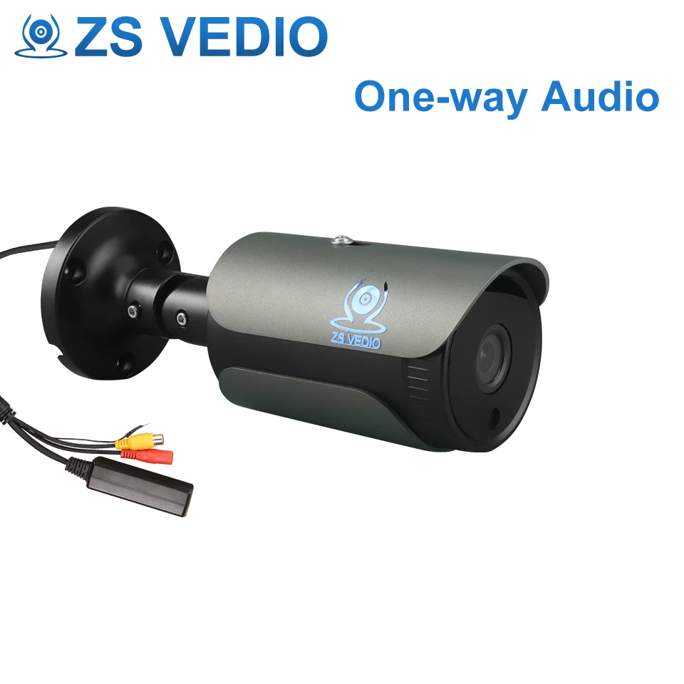 ZSVEDIO H.264 POE 720 P 960 1080 аудио IP камера Onvif Freien Wasserdichte Sicherheit видео юбервачун P2P