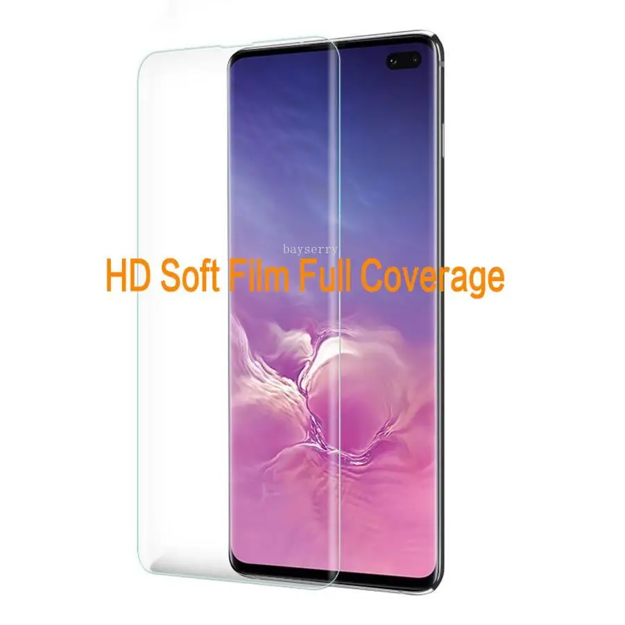 Мягкий протектор экрана для Samsung Galaxy Note 9 8 незакалённое стекло защитная пленка PET