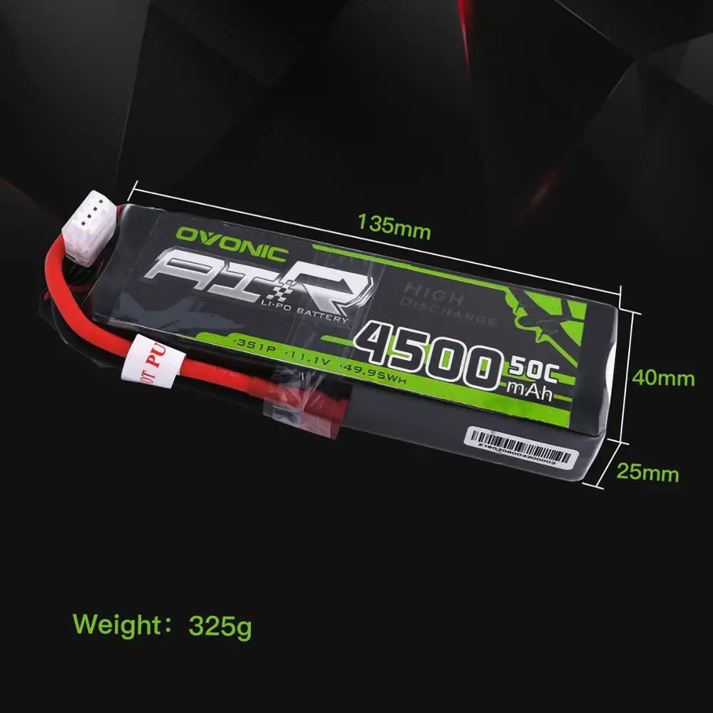 2 упаковки ovoic 8000mAh 4500mAh 5500mAh 3000mAh 2200mAh 50C 6S 4S 3S 2S Lipo аккумулятор для RC Heli Quad самолета автомобиля лодки