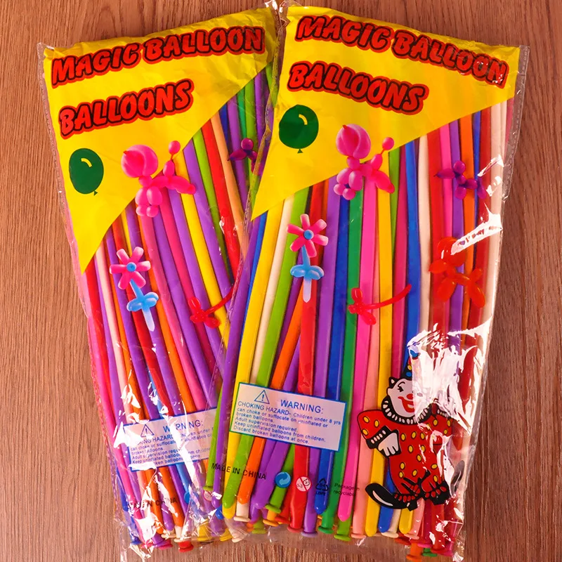 Zilue 100PCS/Lot Latex Balloons Modelling Animal Birthday Party Wedding Christmas Decoration Balloon Kids Toy Long Baloon | Дом и сад