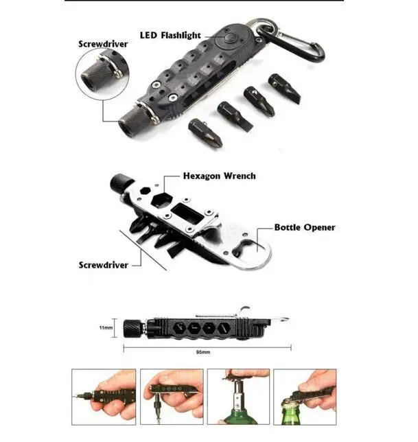 Набор волшебных многофункциональных отверток MiniTools Portable Карманная