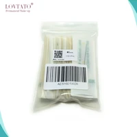 disposable sterilized professional tattoo needles 1rl for tattoo eyebrow pen machine permanent makeup kit 100pcs pmu needles 1r