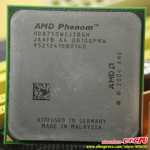AMD Phenom X3 8750 2 4 ГГц тройной процессор сокет AM2/AM2 + 940 контактный 95 Вт L3 = м бесплатная
