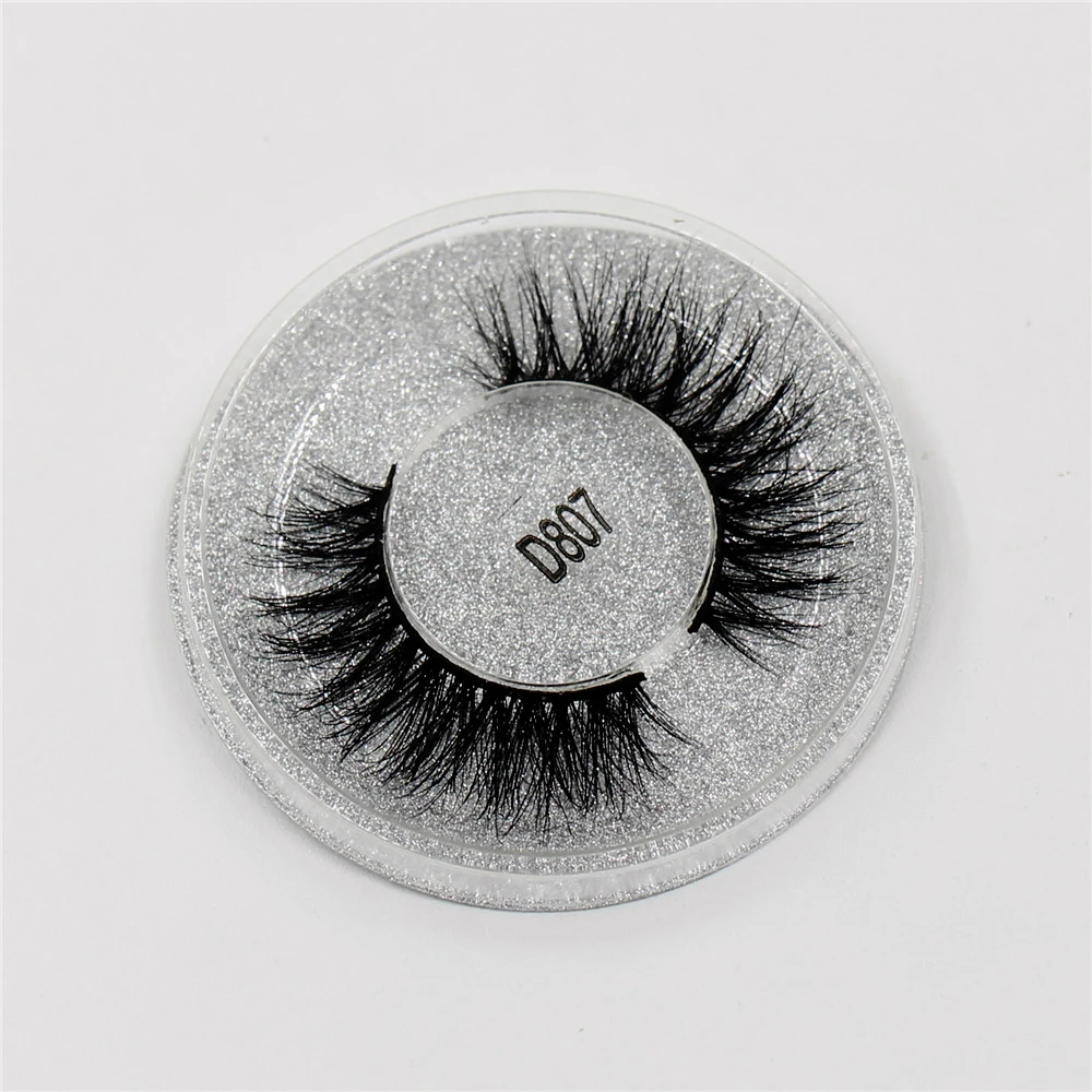 Популярные 1 пара красивые толстые длинные норковые ресницы макияж 3D накладные