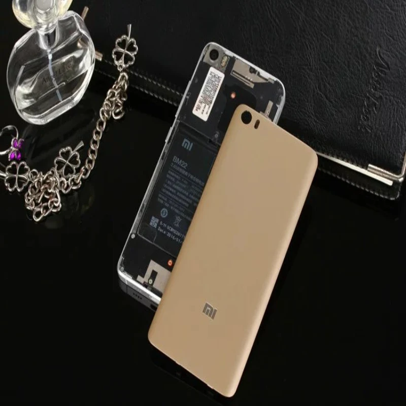 TANZ Quality Glossy &amp Matte Back Battery Cover For Xiaomi Mi 5 Mi5 M5 Phone Case Housing Replacement Parts+Free Open Tool Sucker |
