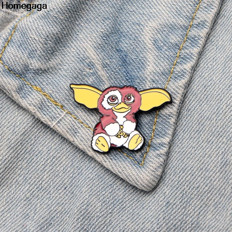 Homegaga Gremlins Gizmo эмалированные булавки для одежды подарок ювелирные изделия para сумка рубашка шляпа рюкзак брошь со знаком отличия Значки для мужчин D1916
