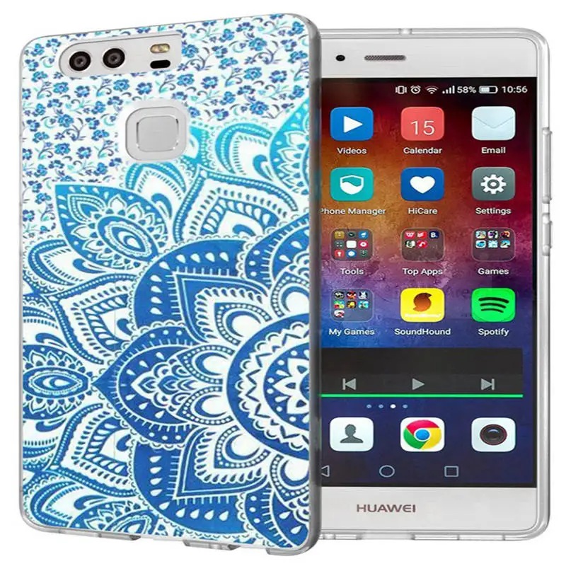Чехол для Huawei P9 Lite/P8 Lite/P10Lite Y5 II 2 Y5ii Y6 компактный мягкий чехол из ТПУ с узором