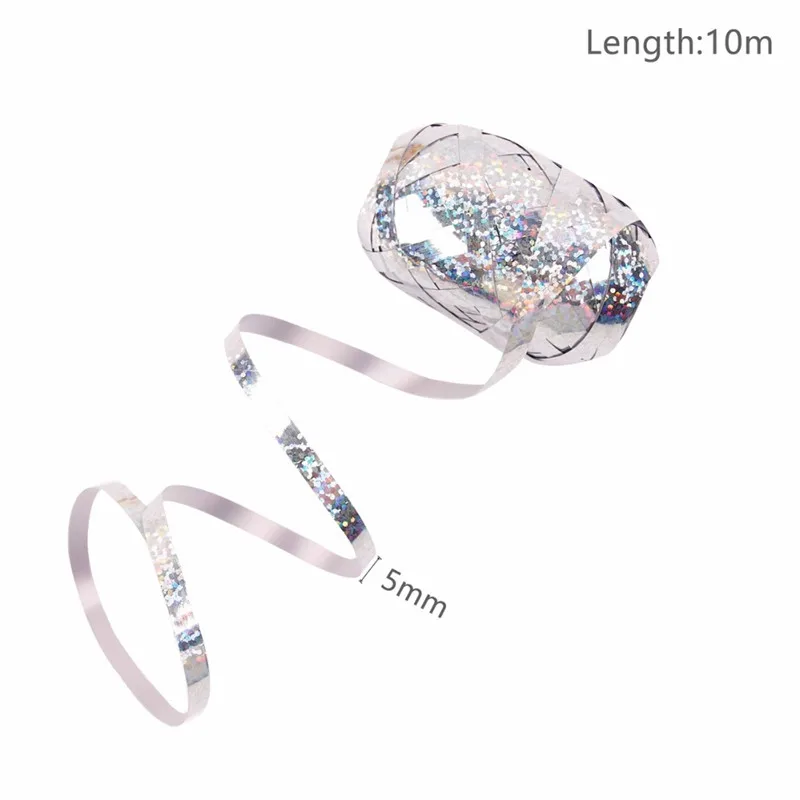 Новые воздушные шары маленькая лента 6 шт ширина 5 мм длина 10 мтеры розовое золото