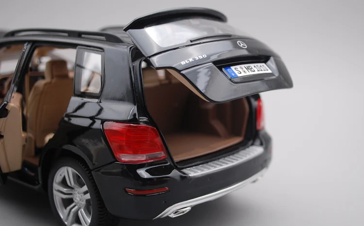 1:18 Mercedes-Benz GLK300 GLK350 класс черный имитационный сплав модель автомобиля подлинный