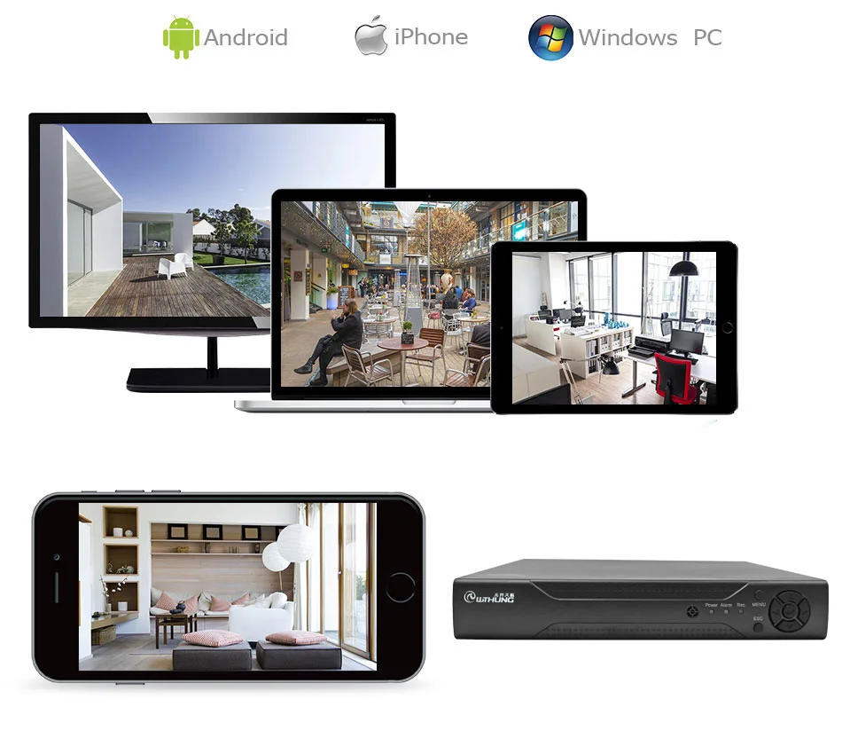 4CH 16CH 5MP NVR Поддержка 5MP 4MP 1080P IP камера h.265+ Onvif P2P Обнаружение движения 3g wifi PPPOE HDMI CCTV камера безопасности
