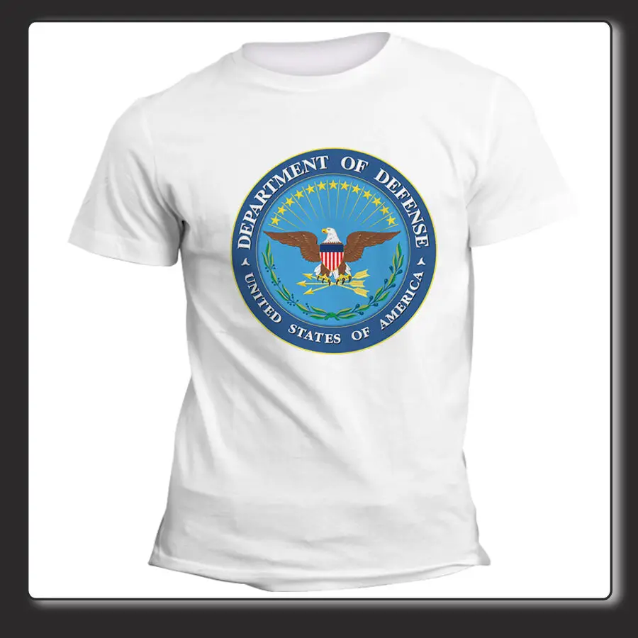 Футболка Uomo Donna 11 90 Stemma Department of Defense военный флаг США|Мужские футболки| |