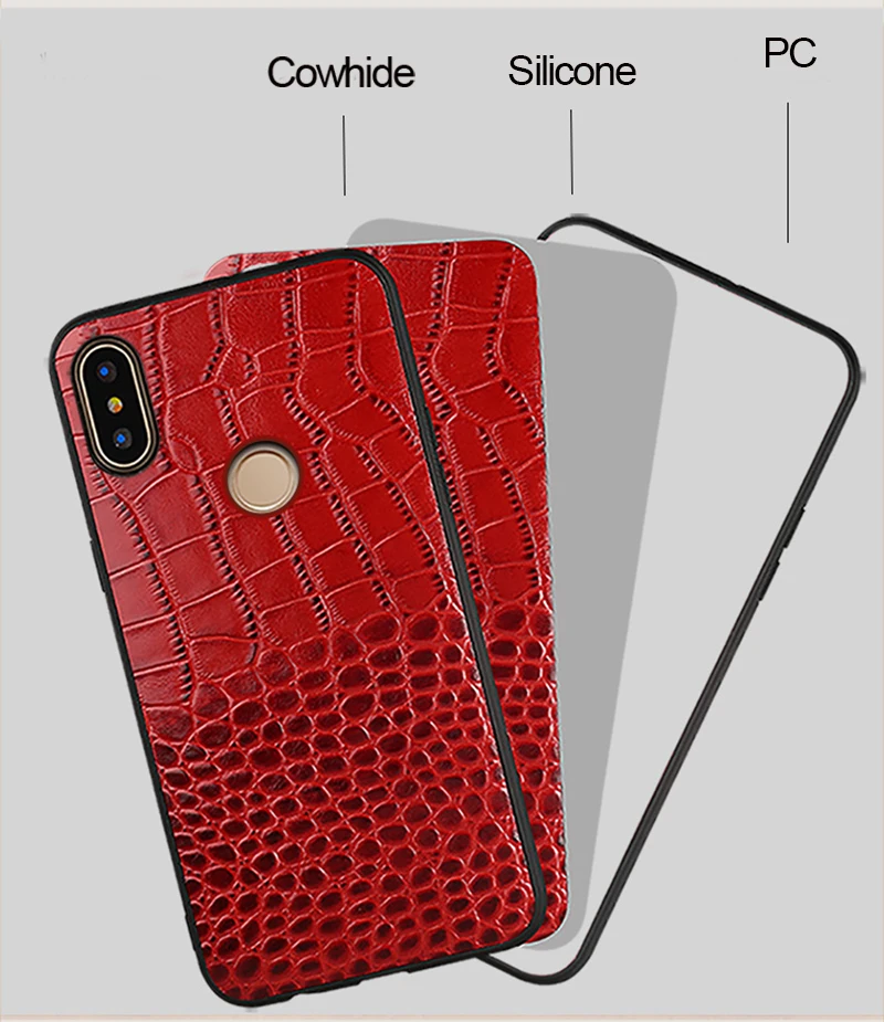 Натуральная кожа крокодиловая задняя крышка для Xiaomi mi 6 8 8SE 8Explorer A2 mi x 2S 9se все включено роскошный чехол тонкий чехол для телефона
