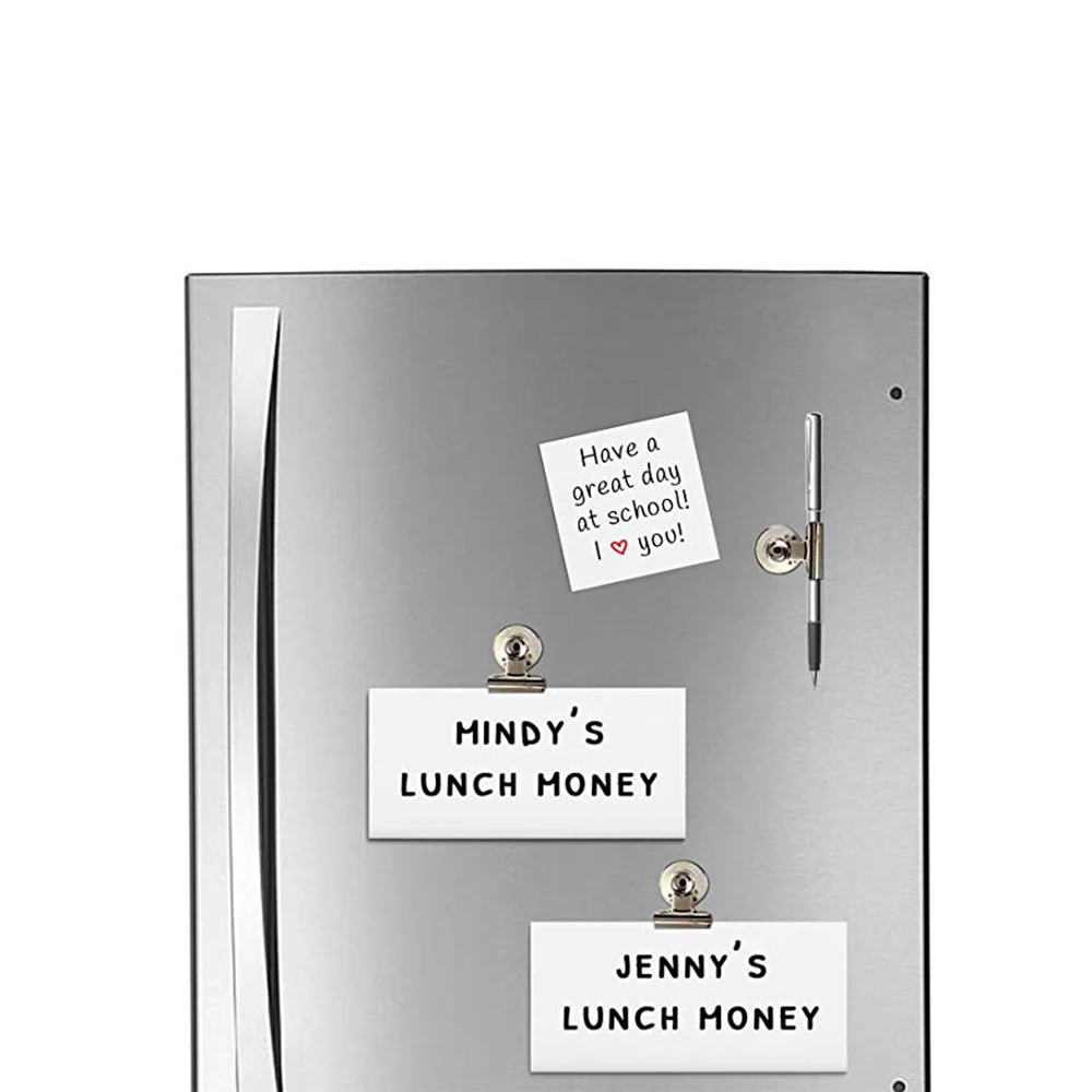 Магнитный зажим для холодильника настенный держатель заметок и сообщений