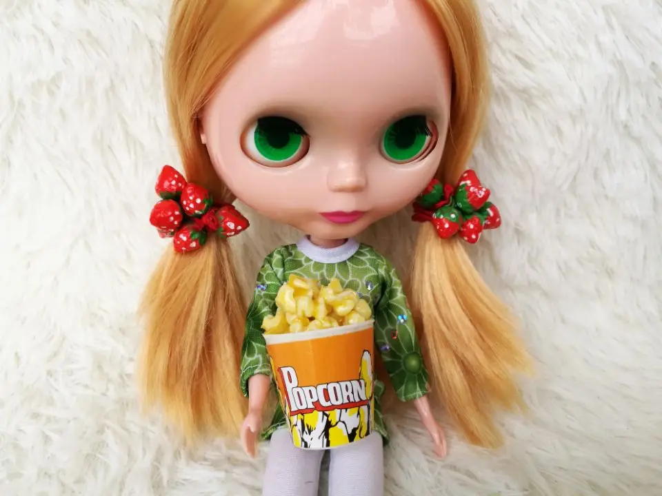 2 шт. аксессуары для кукол попкорн блайз 1/6 30 см подарок игрушка кукла реквизит