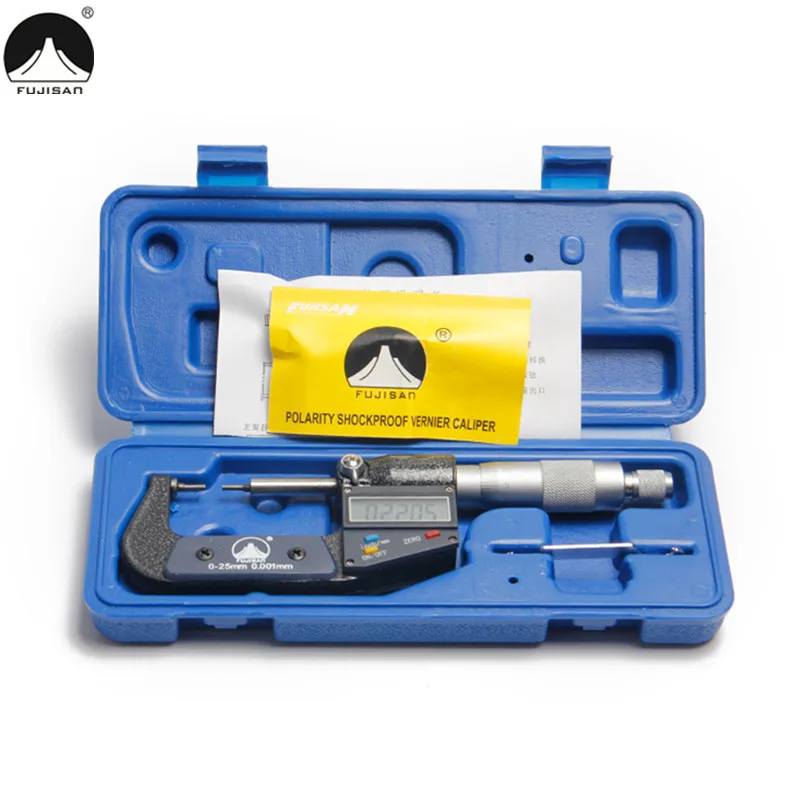 Цифровой микрометр 0 25 мм/0 001 дюйма/мм|outside micrometer|micrometer outsidemeasuring micrometer |
