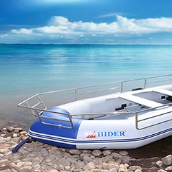 Hdier HA-380 гребная надувная лодка rofting riqid рыбацкая лодка ПВХ Материал Резиновая штурмовая лодка с CE - Цвет: Blue
