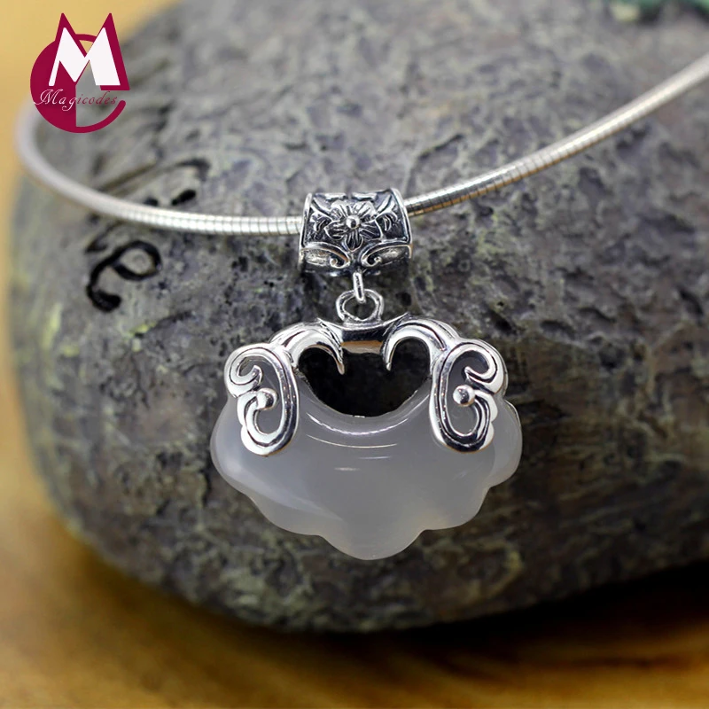 Женское винтажное ожерелье из серебра 100% пробы 3 цвета|pendants for women|pendant necklacependant 925 |