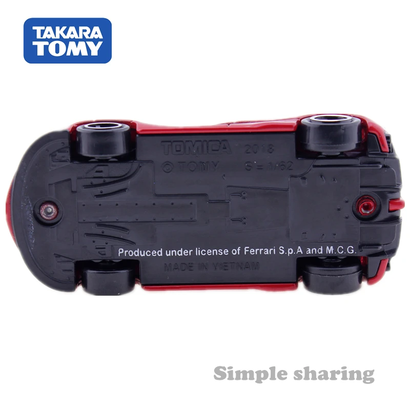 Tomica No.62 Laferrari модель комплект 1:62 весы Mini Roadster Takara Tomy Детские литые игрушки горячие