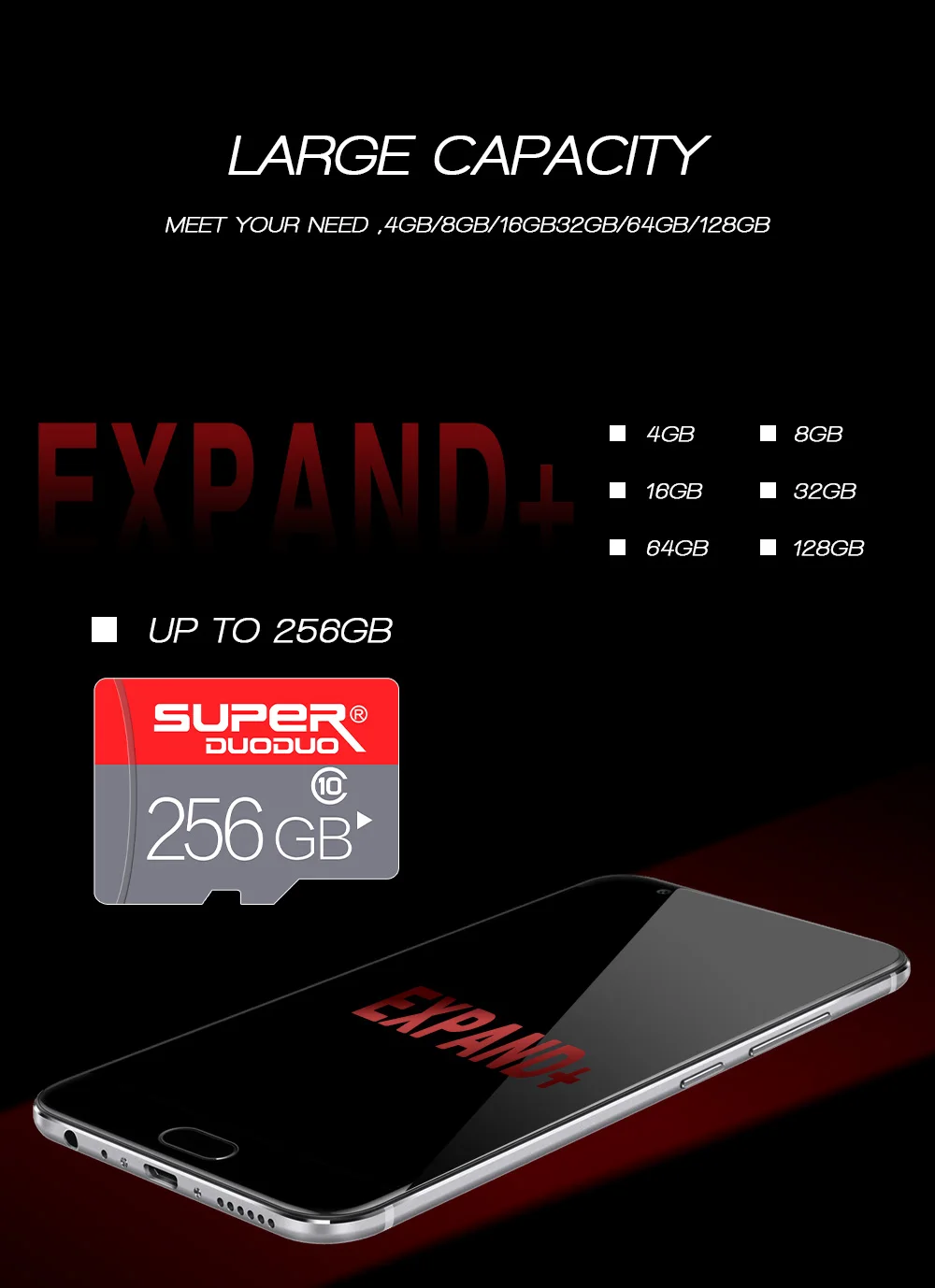 Высокоскоростная карта micro sd, 8 ГБ, 16 ГБ, 32 ГБ, 64 ГБ, 128 ГБ, класс 10, usb флеш-накопитель, карта памяти, Microsd, sd-карта для смартфонов