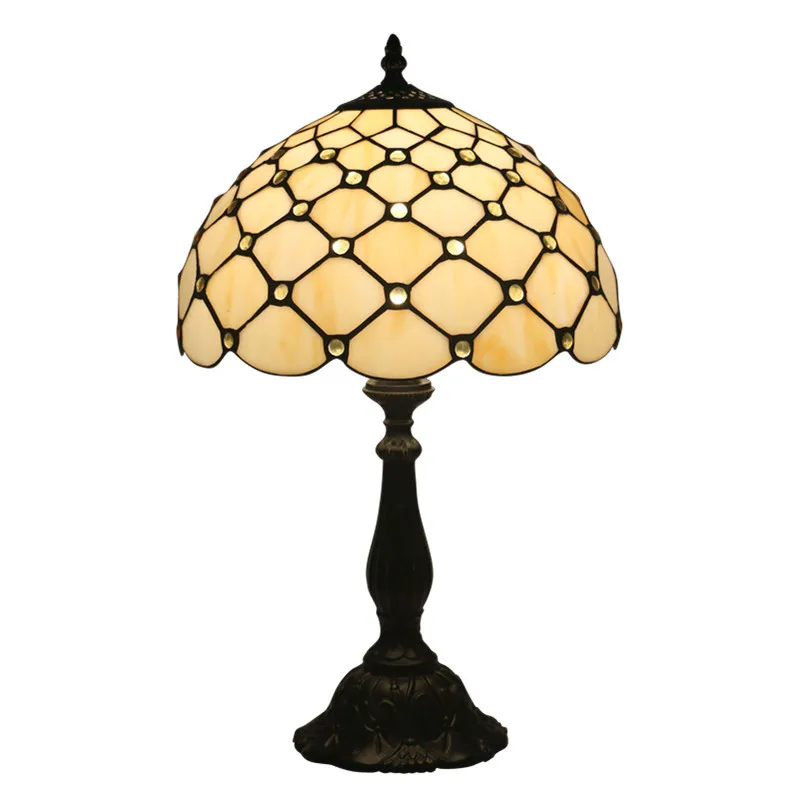 Dragonfly Stained Glass Lampshade Tiffany Table Lamp Country Style Bedside E27 110-240V | Лампы и освещение