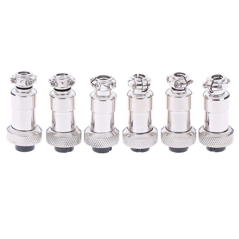 1PC Aviation Plug Male &amp Female Wire Panel Metal Connector Dia 12 mm 2/3/4/5/6/7 Pin GX12 | Обустройство дома