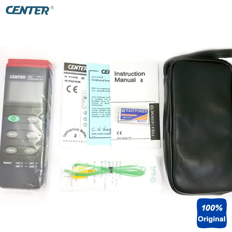 Термометр термопары с интерфейсом ПК типа K CENTER 300|thermocouple thermometer|k typetype k |