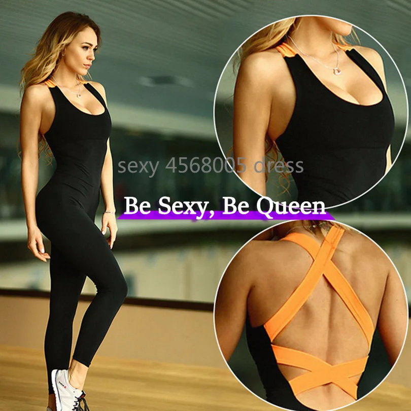 Новый спортивный костюм Для женщин комплект для йоги Tight бинты спинки