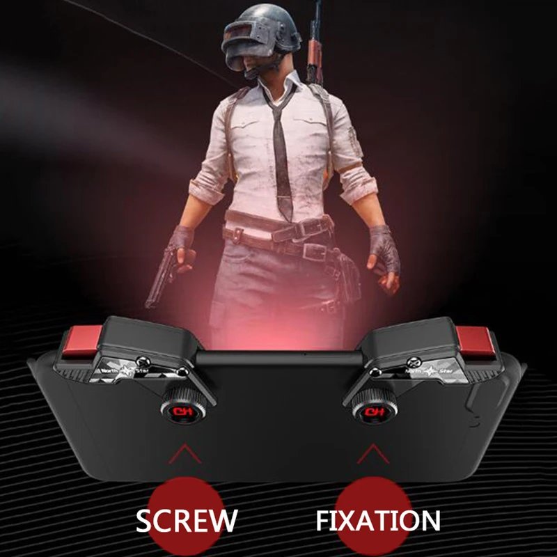 Jeebel Кнопка триггера для мобильного телефона PUBG огонь цель ключ смартфон триггер