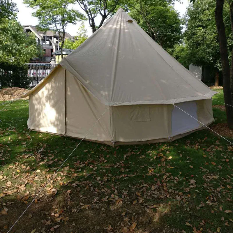 Индийский светильник для юрты цвета хаки, хлопковый брезентовый колокольчик с печной курткой на стене, хлопковая Брезентовая палатка, колокольчик, семейная палатка