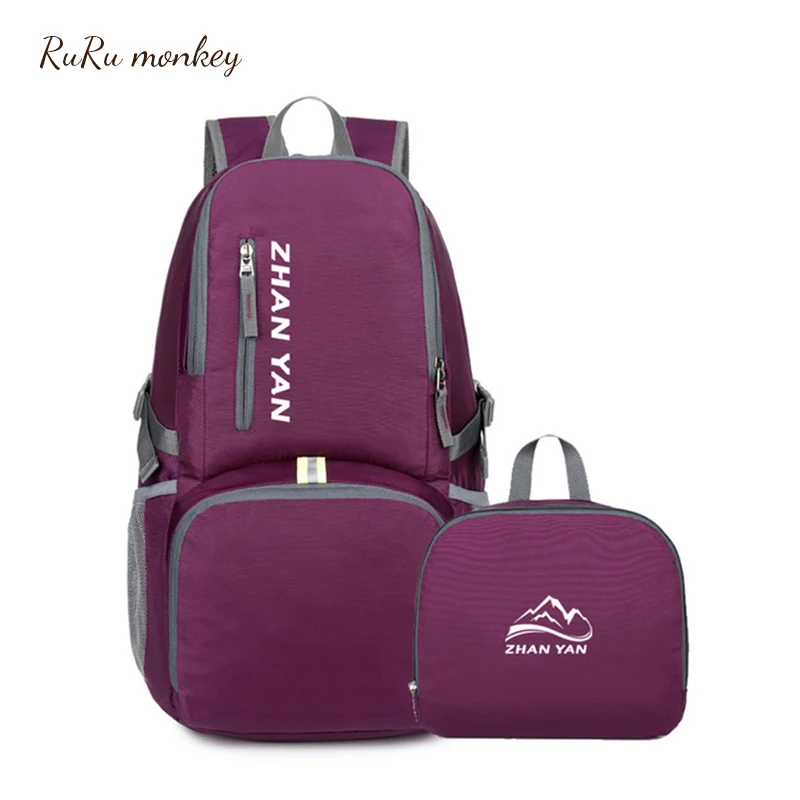 RURU обезьяна Водонепроницаемый складной Packable легкий для активного отдыха рюкзак