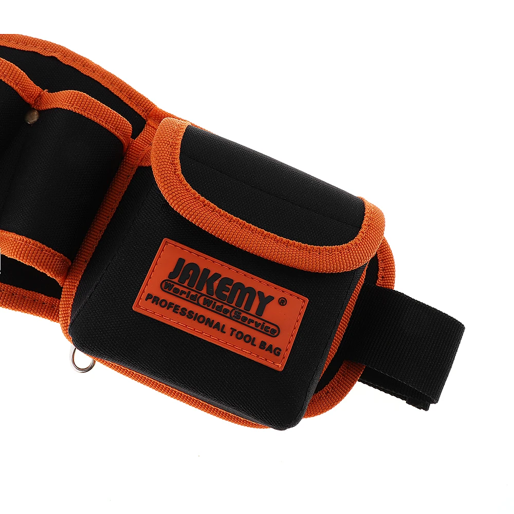 

Waterproof Durable Electrician Tool Bag Belt Mechanic Canvas Waist Pocket Carpenter Rig Hammer Utility Kit Repair Pouch Holder