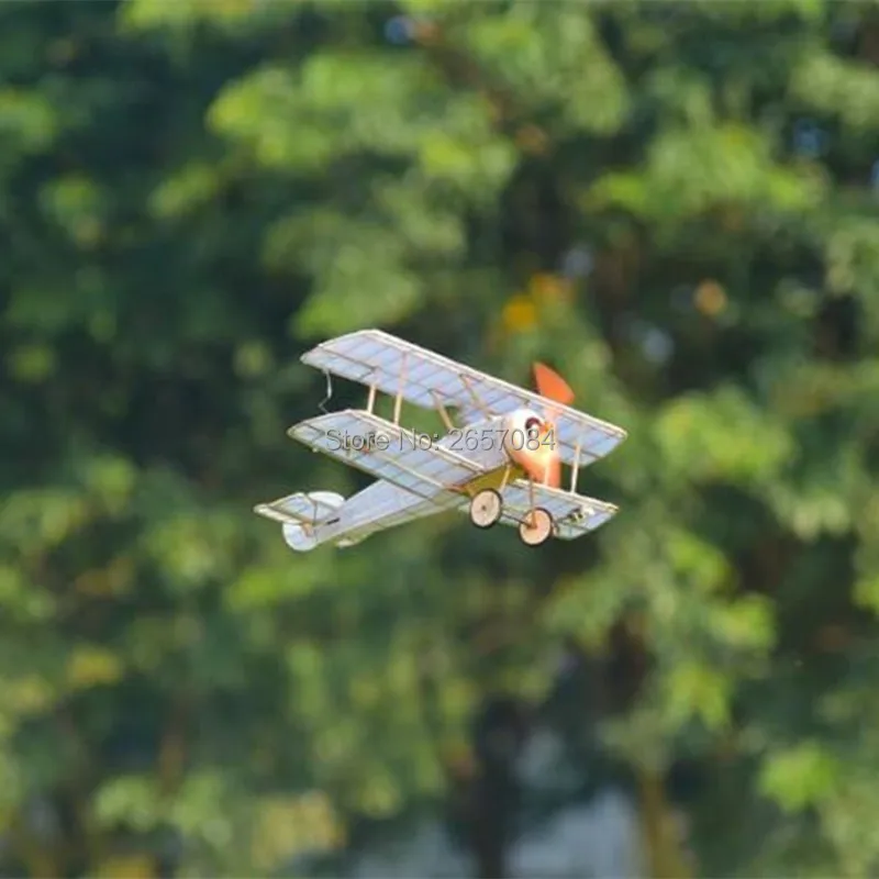 Мини RC самолет лазерная резка Balsa деревянный комплект Sopwith Верблюд Модель