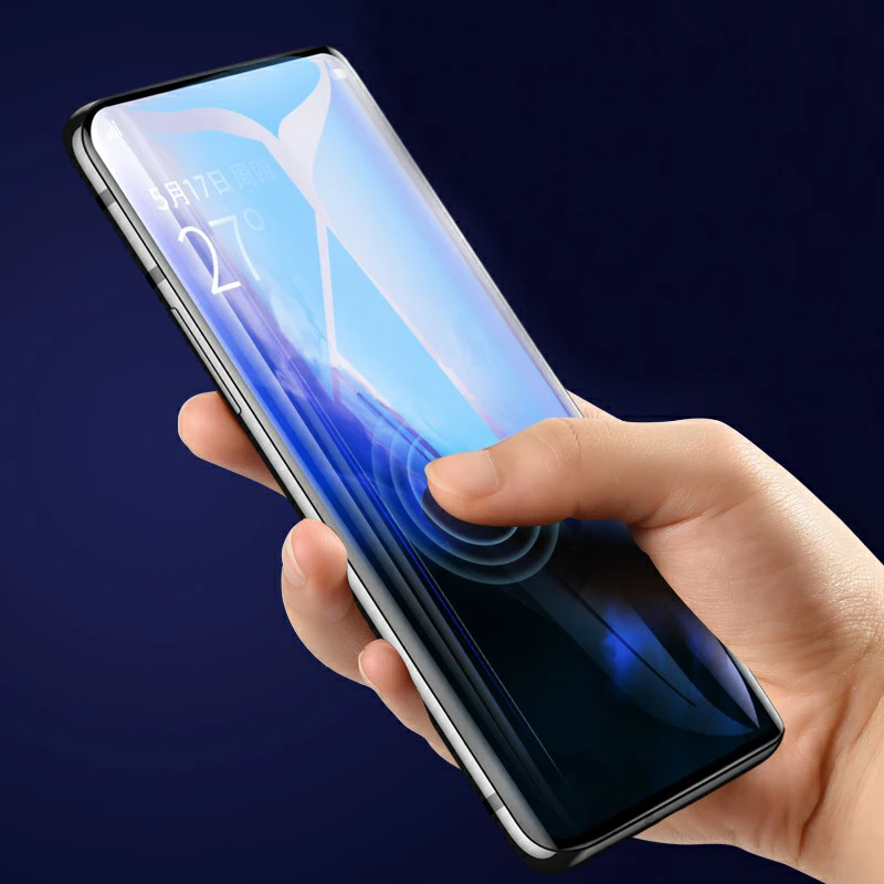 OnePlus 7 Pro 5D изогнутое закаленное стекло 4D полное клеевое Защитное для экрана One Plus 1
