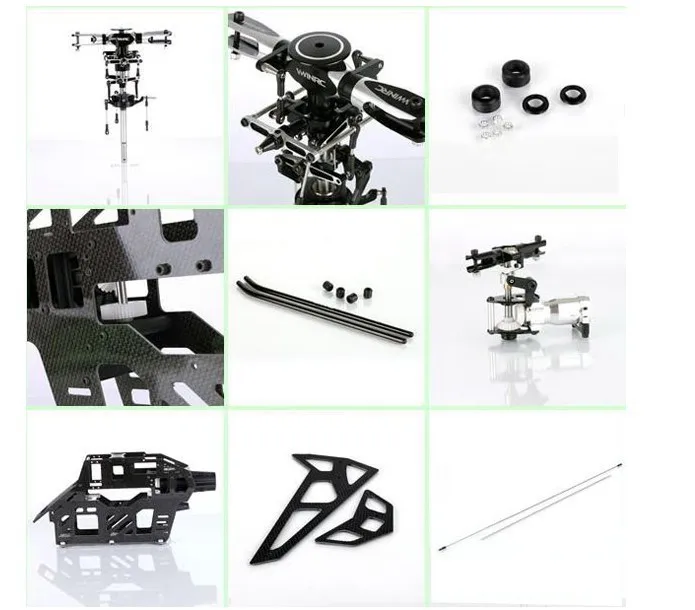 Радиоуправляемая модель 3D ARF CARBON VWINRC 550E 6ch rc вертолет 6CH flybar комплект аналогичен trex