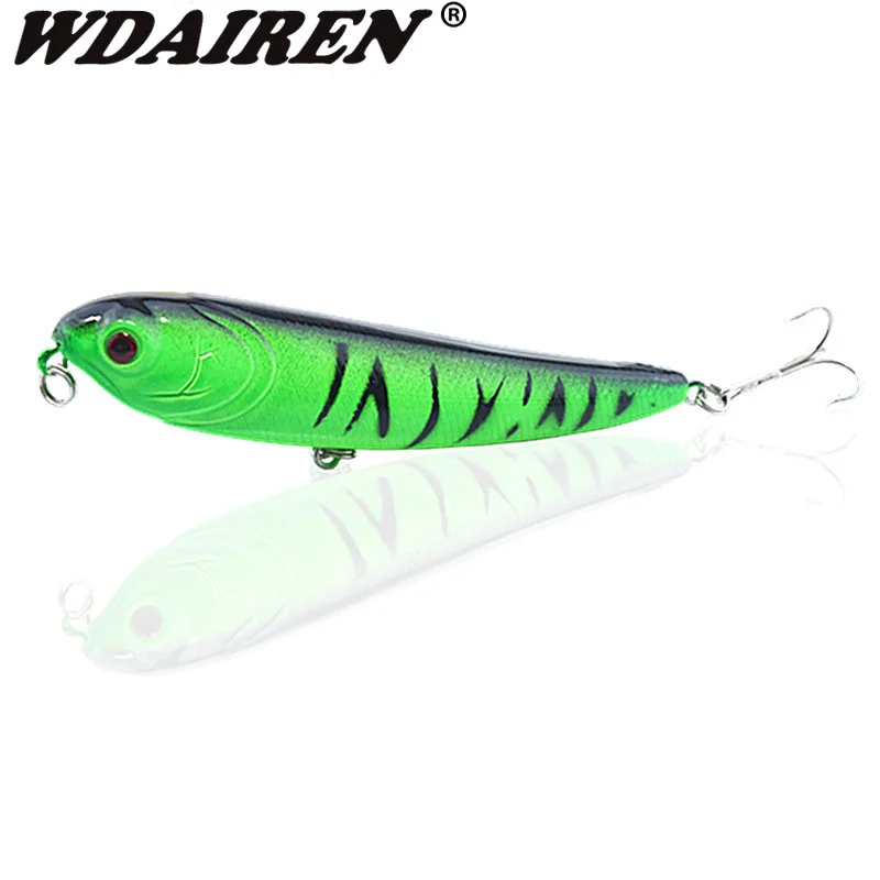 1 шт. 13 5 г 10 см Topwater плавающий карандаш Кривошип рыболовные приманки приманка
