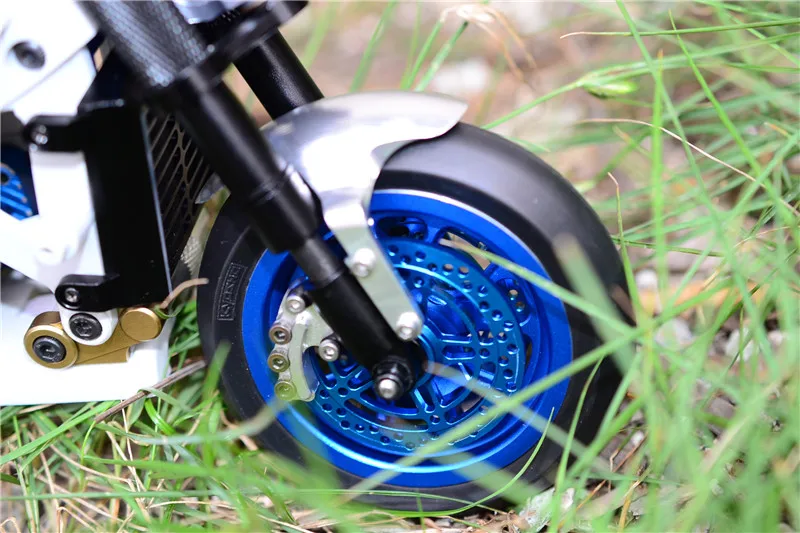 Алюминиевое переднее колесо (5 спиц) 1 шт. для мотоцикла KYOSHO NSR500|Детали и