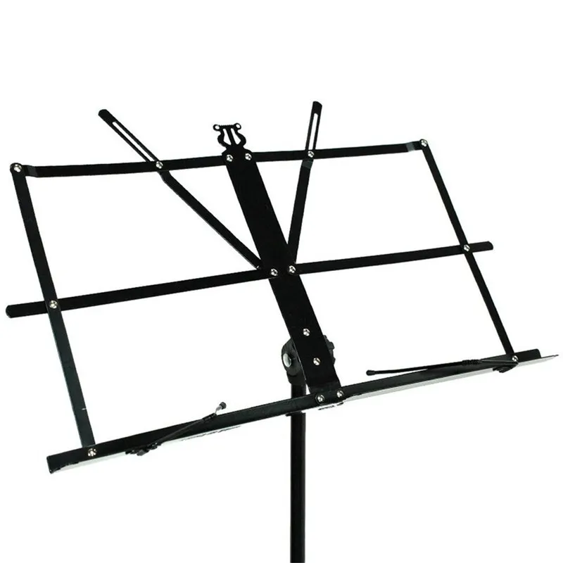 

Adjustable Music Sheet Stand Folding Metal Stand with Carrying Bag Musical Instruments