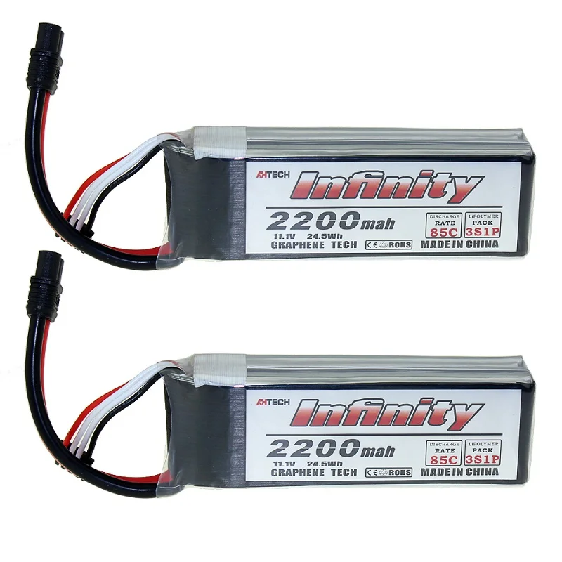 2pcs 2200mah 3s 2/5 шт для графеновой батареи Infinity 4S 14,8 V 1500 мА/ч, 85C графеновой батареи LiPo Батарея Перезаряжаемые XT60 разъем Поддержка 15C повышения Зарядное устройство - Цвет: 2pcs 2200mah 3s