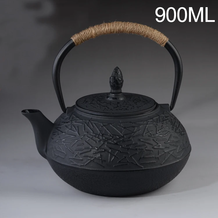 

Japanese Iron Teapot Cast Iron Tea Kettle Drinkware Kung Fu Tools with Stainless Steel Strainer Tea Pot 900ml